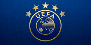 欧洲足球协会联盟UEFA标志 - 星冠环绕的UEFA字样